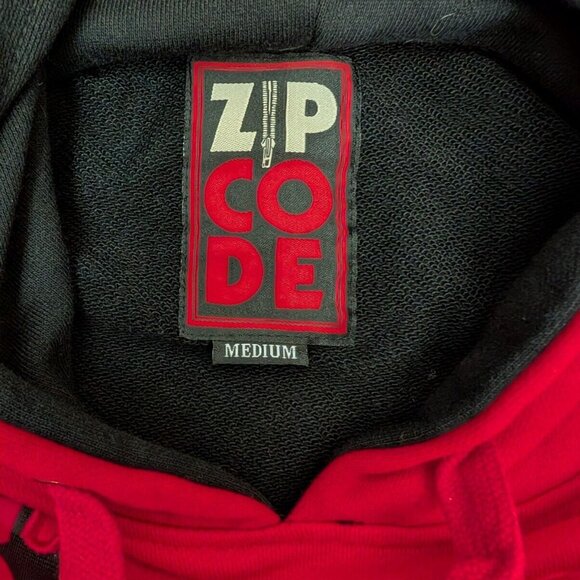 ROLLING STONES RALEIGH ZIP CODE TOUR 2015 OFFICIAL HOODIE PULLOVER MEDIUM RED - Picture 9 of 16